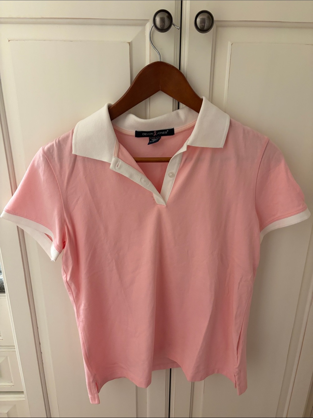 UPS Women’s Pink Polo Top -for cancer awareness
